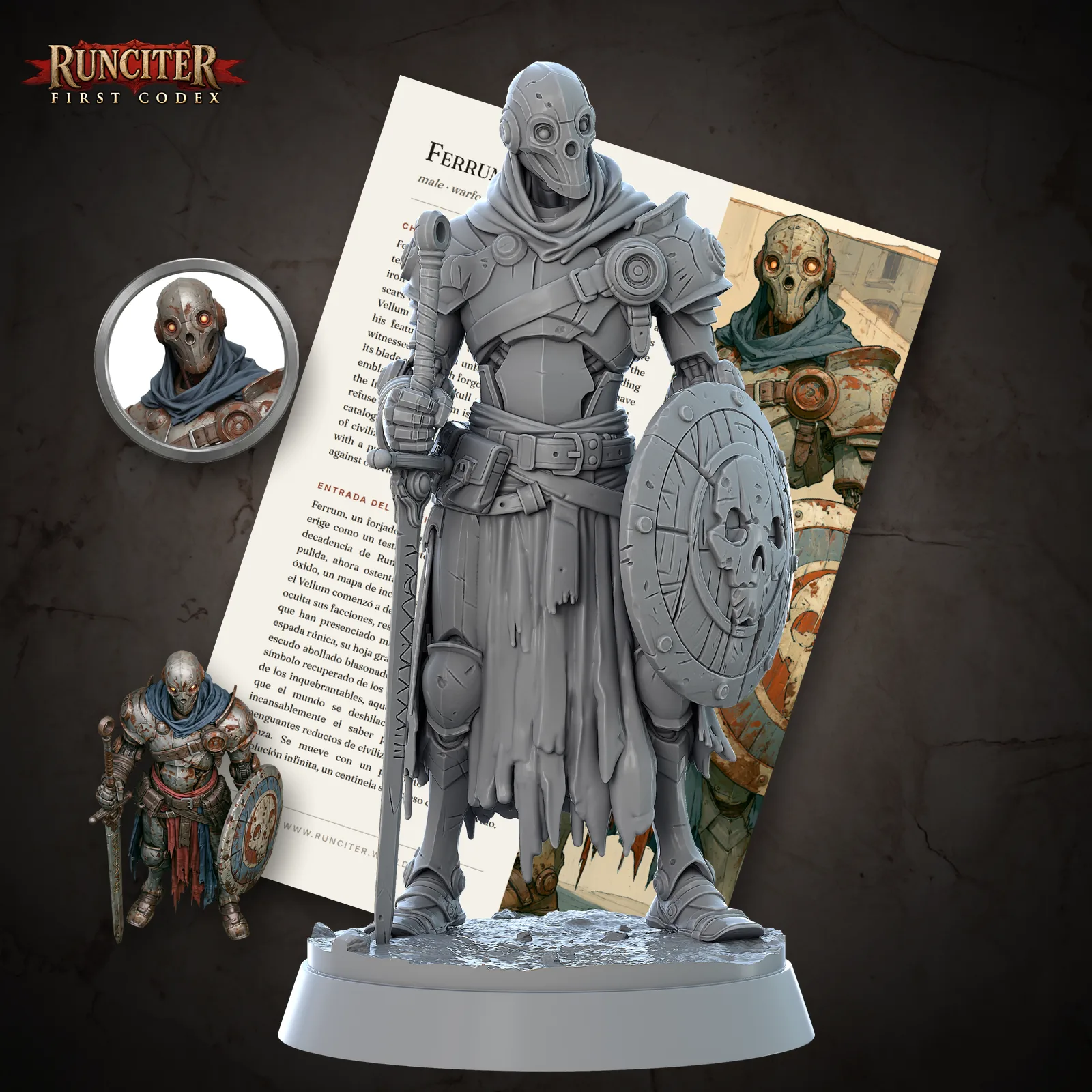 Male Warforged Fighter