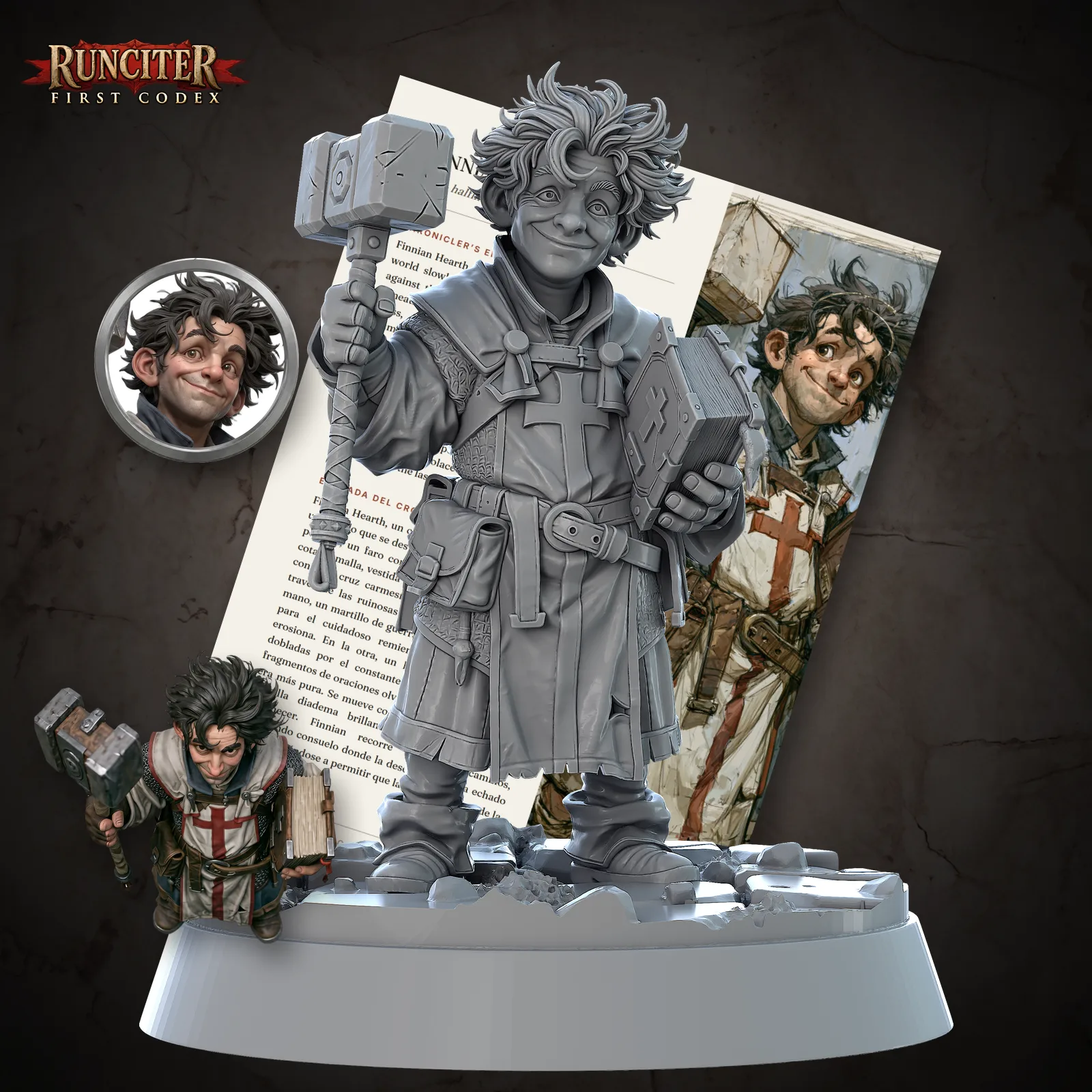 Male Halfling Cleric