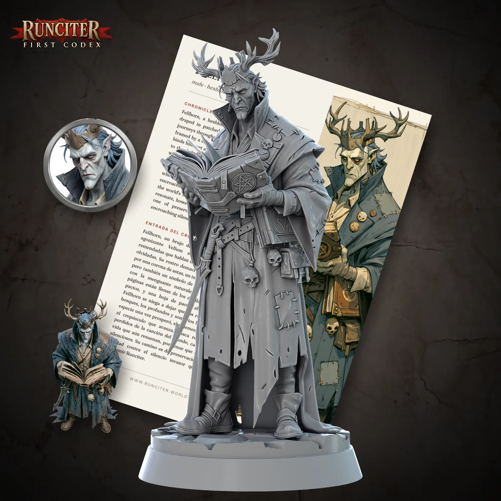 Male Hexblood Warlock, Cover