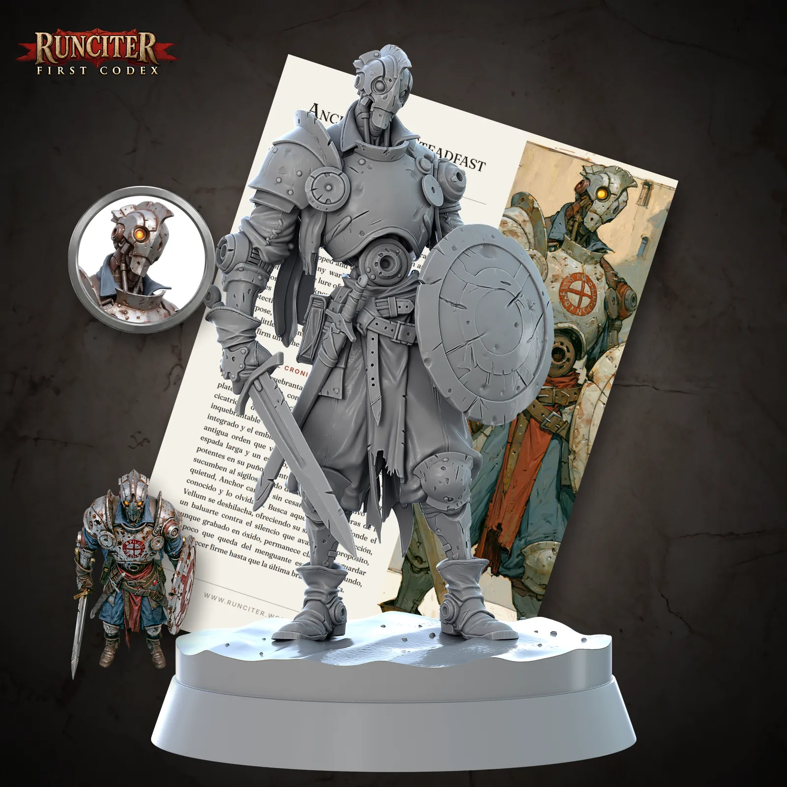 Male Warforged Paladin