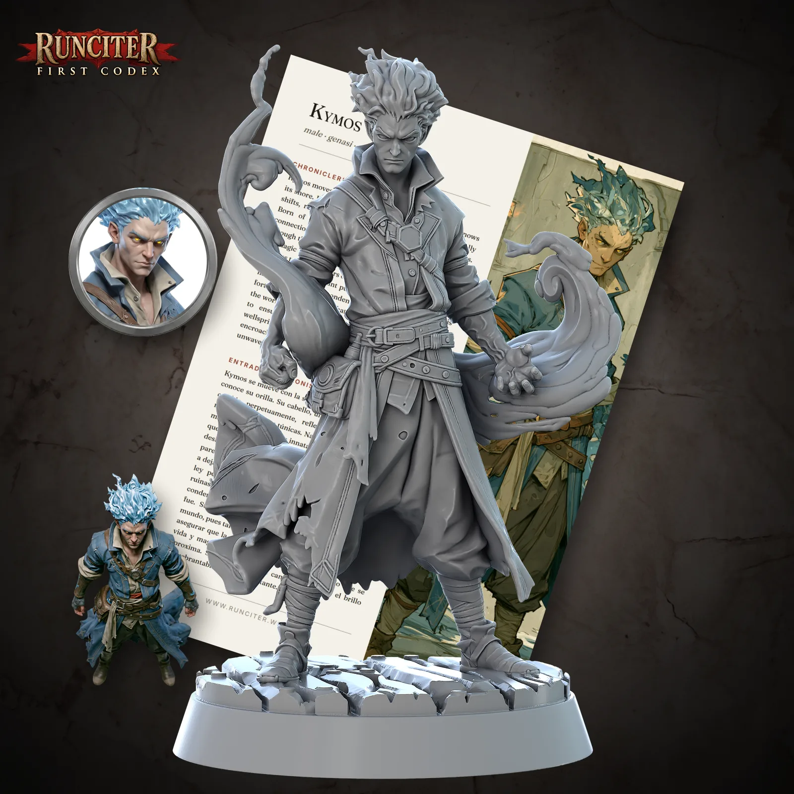 Male Genasi Sorcerer
