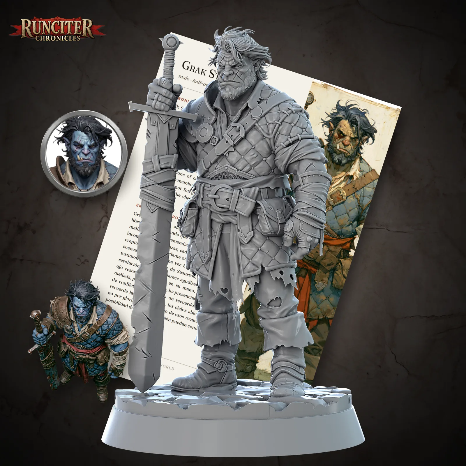 Male Half Orc Fighter