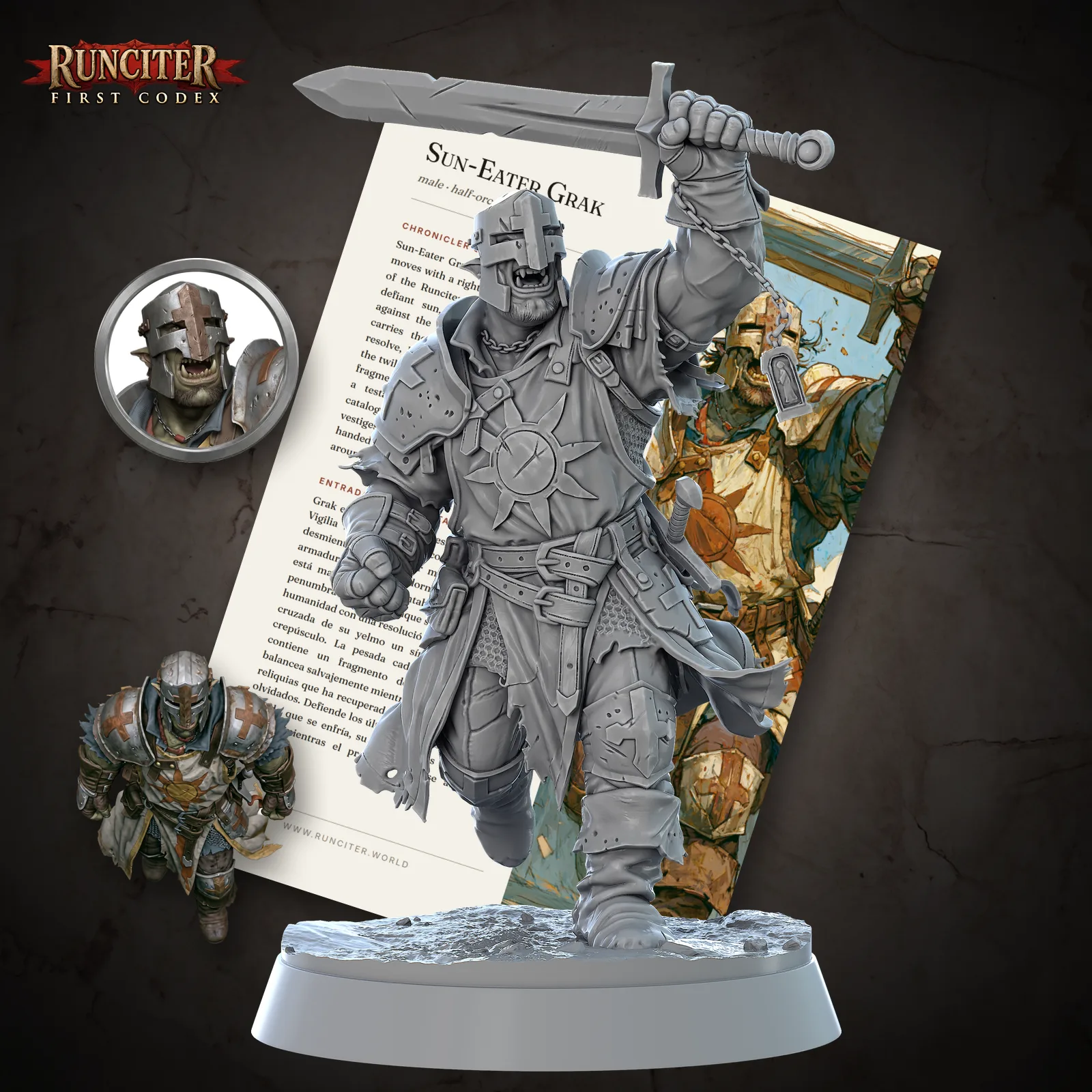 Male Half Orc Paladin