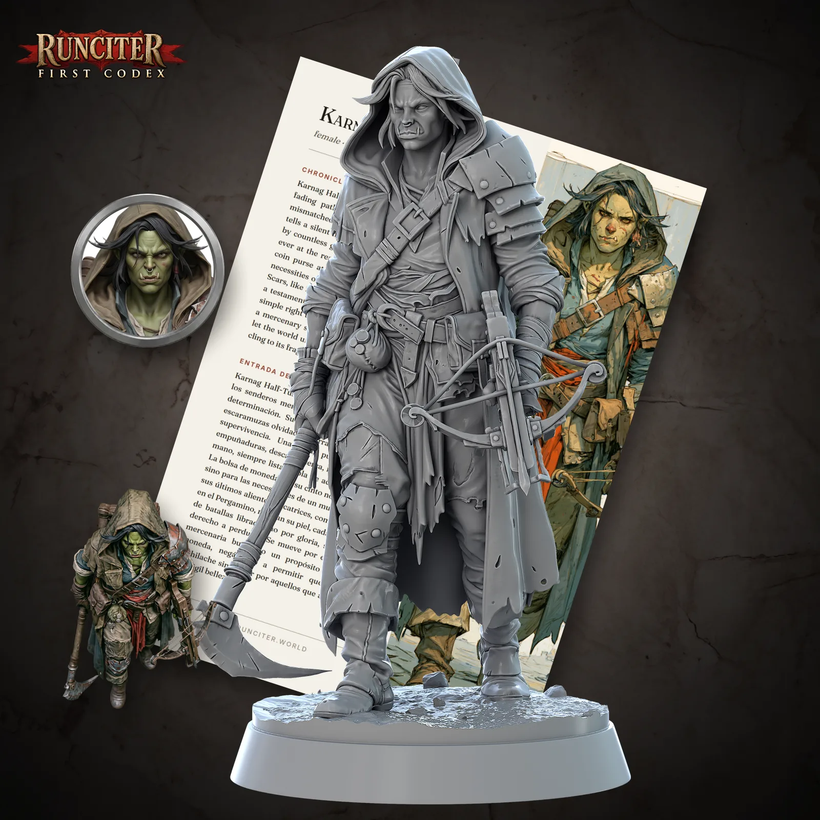 Female Half Orc Fighter