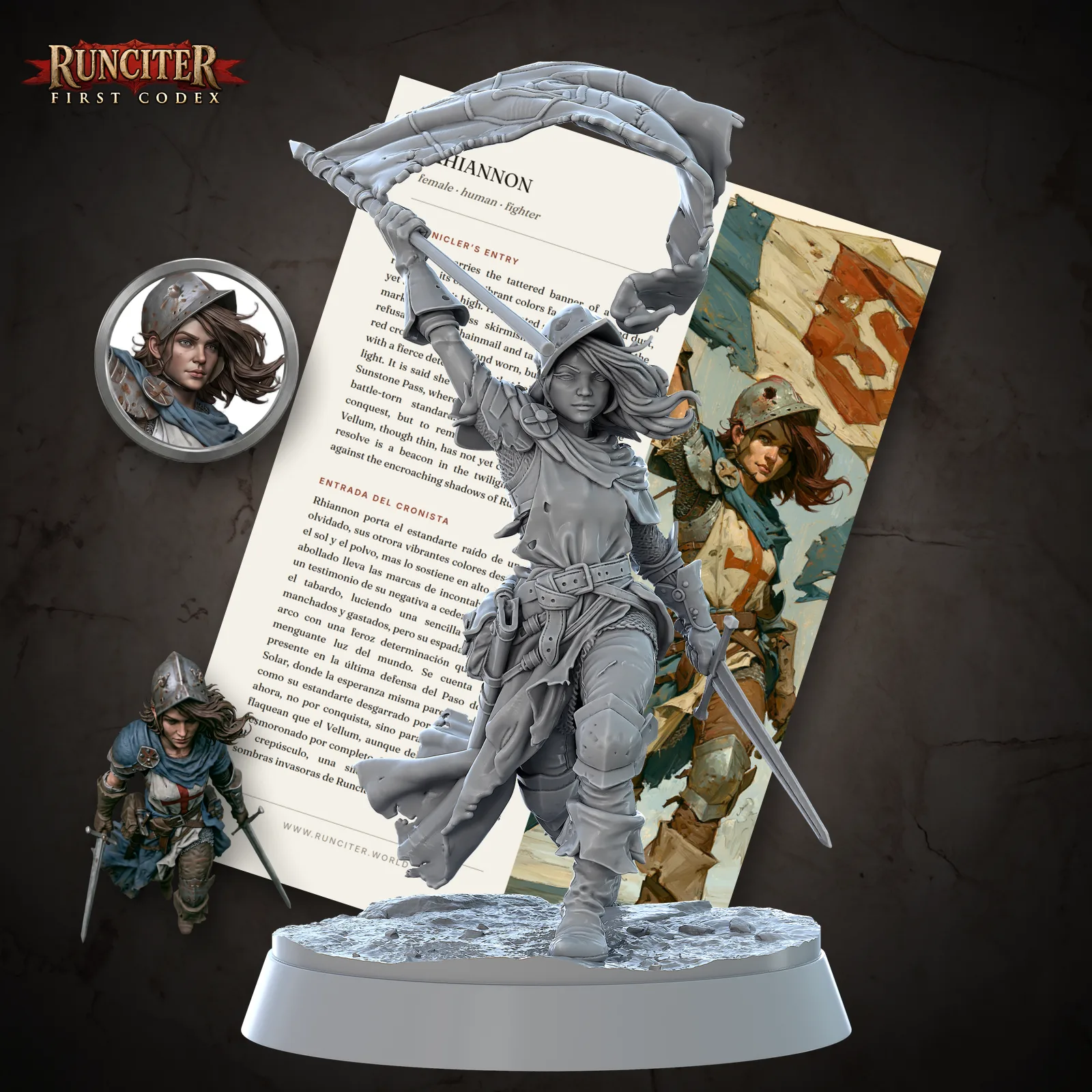 Female Human Fighter, Cover