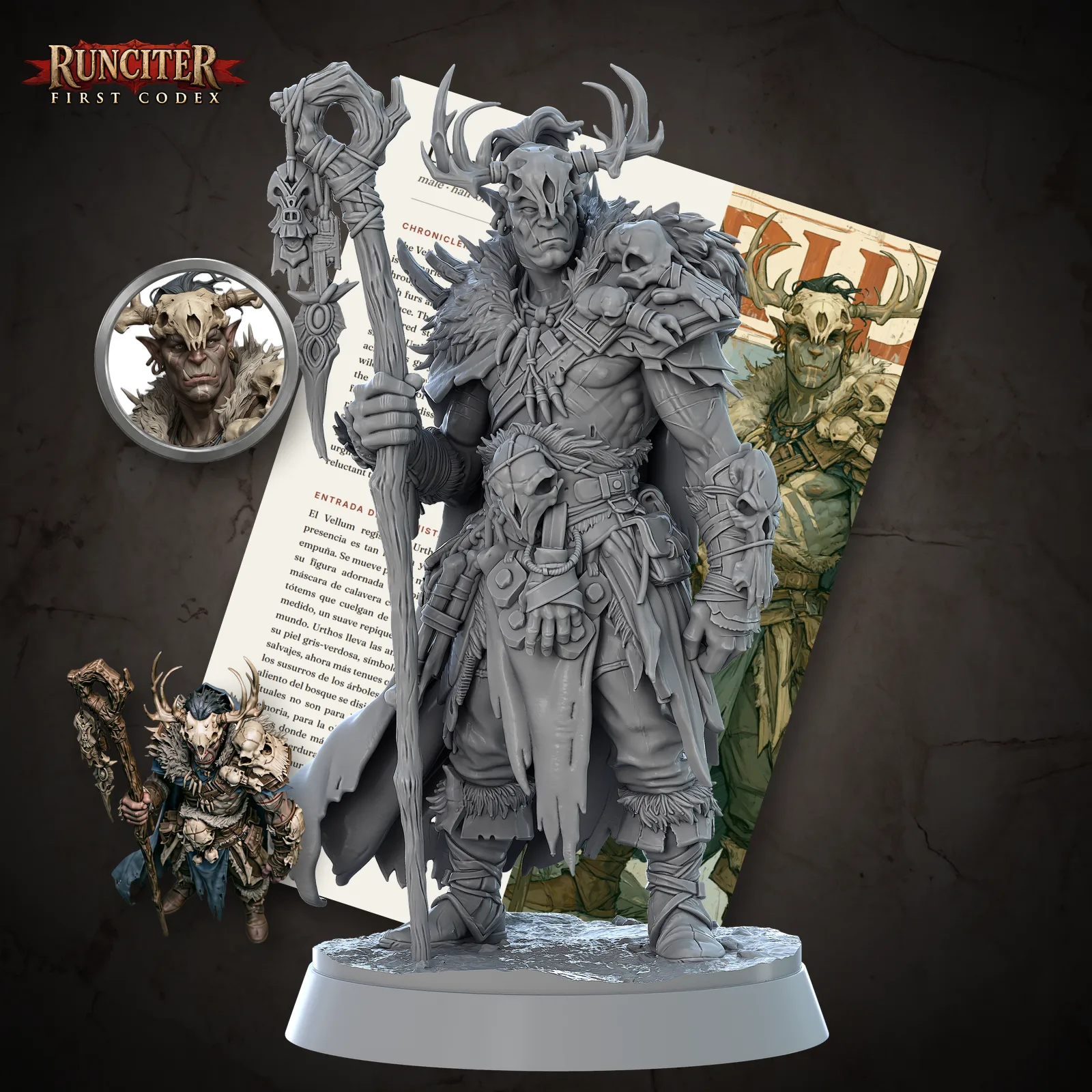 Male Half Orc Druid