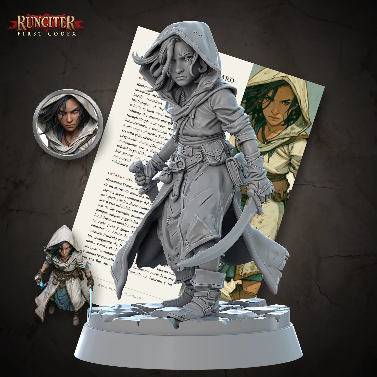 Female Dwarf Bladesinger, Cover